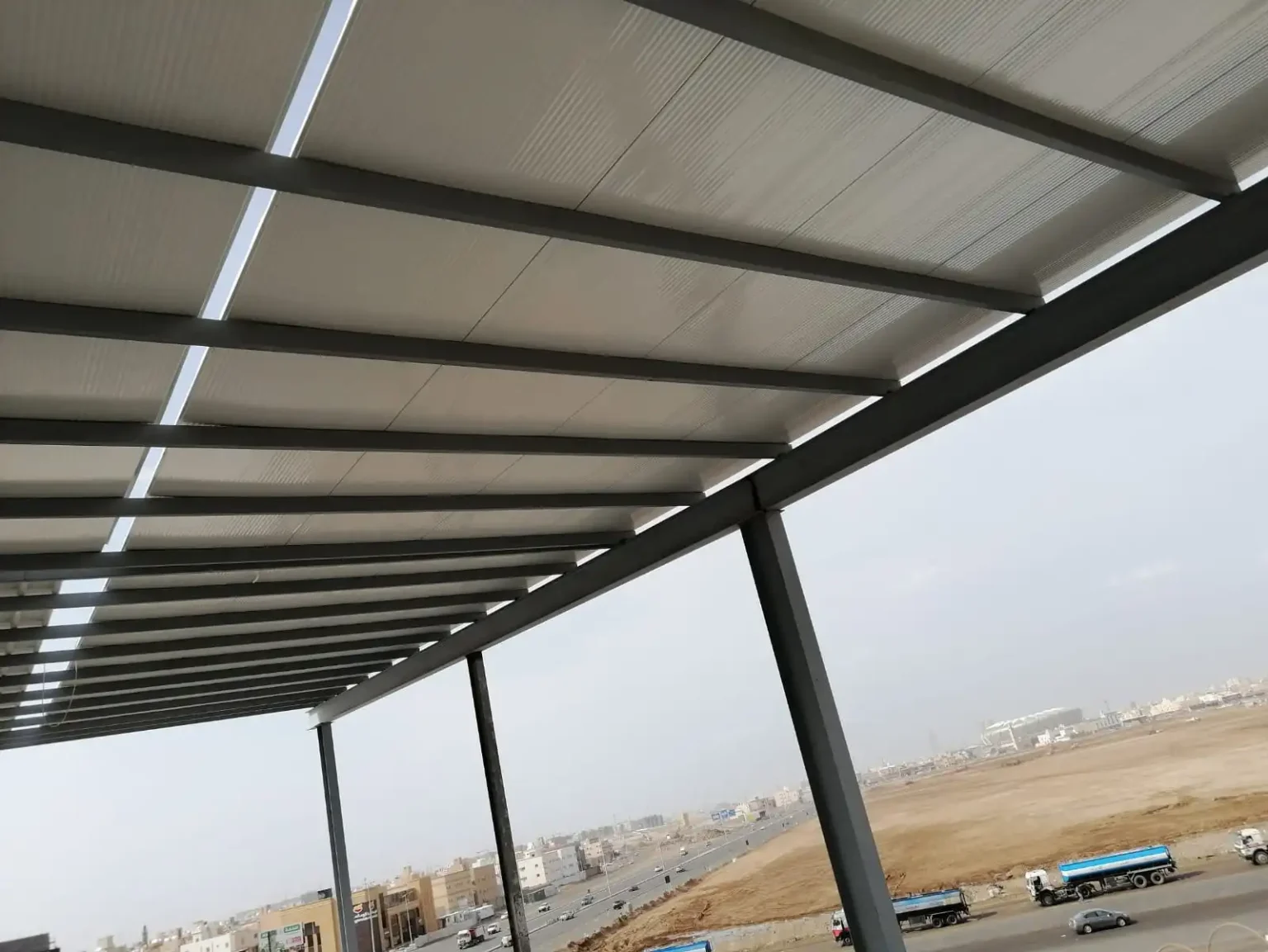 توريد وتركيب مظلات سندويش بنل